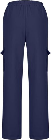 Wide Leg Cargo Pants for Women High Rise Elastic High Waist Long Pants Loose Fit Baggy Trousers with Pockets in Saudi Arabia
