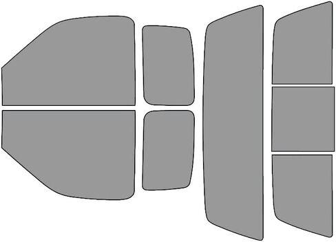 مجموعة Tint Window Window Rvinyl متوافقة مع Ford F -150 1997-2003 2 Door - Black 20 ٪ - Ply No Bubble Film - افعل ذلك بنفسك أدوات Precut Front in Saudi Arabia