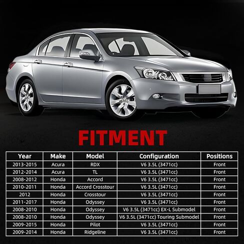 غطاء الصمام الأمامي من MITZONE متوافق مع 2008-2017 Honda Accord Pilot Odyssey Crosstour Ridgeline Acura TL RDX 3.5L استبدال 12310R70A00 12310R70A10 in Saudi Arabia