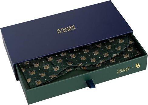 William & Lauren Baylor Bow Tie – 100% Silk Collegiate Neckwear for Men – Officially Licensed Baylor Accessory for Game Day, Alumni, and Graduation Gifts in Saudi Arabia