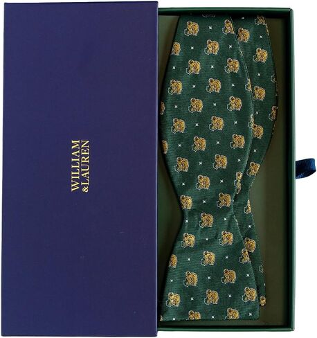 William & Lauren Baylor Bow Tie – 100% Silk Collegiate Neckwear for Men – Officially Licensed Baylor Accessory for Game Day, Alumni, and Graduation Gifts in Saudi Arabia