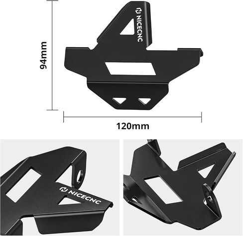 NICECNC Front Brake Caliper Guard Compatible with Honda CRF1100L Africa Twin 2021-2025, CRF1000L Africa Twin Adventure Sports 2016-2019, CRF1100L Africa Twin 2021-2025, See Fitment in Kuwait