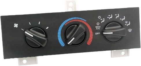 وحدة التحكم في المناخ ، 1PC CAR CAR COR CONTER CONTRY SWITCH ، متوافق مع Dodge RAM VAN 6 CYL 3.9L ، 8 CYL 5.2L ، 8 CYL 5.9L 1998-2003 55055459AE ، 55055459AF in Kuwait