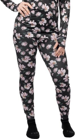 FXR Atmosphere Womens Base Base Pants Black Floral MD in Saudi Arabia