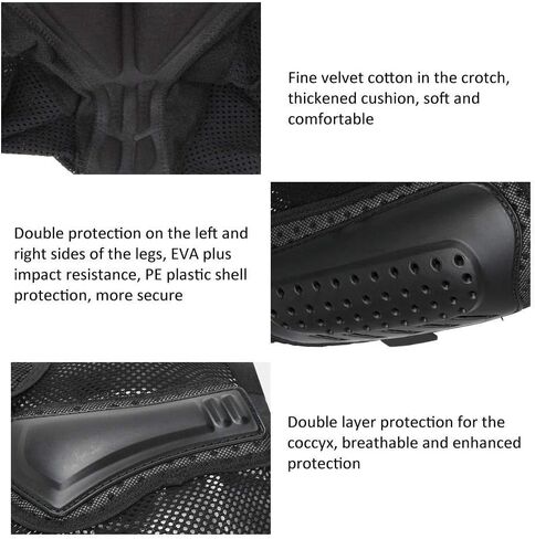 Hip Protective Pad Pants, Multifunctional Outdoor Sport Shorts, Ski Cycling Protection, Soft Comfort Design for Skateboarding, Mountain Biking, Motorcycle Riding, Climbing in Saudi Arabia