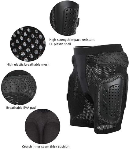 Hip Protective Pad Pants, Multifunctional Outdoor Sport Shorts, Ski Cycling Protection, Soft Comfort Design for Skateboarding, Mountain Biking, Motorcycle Riding, Climbing in Saudi Arabia