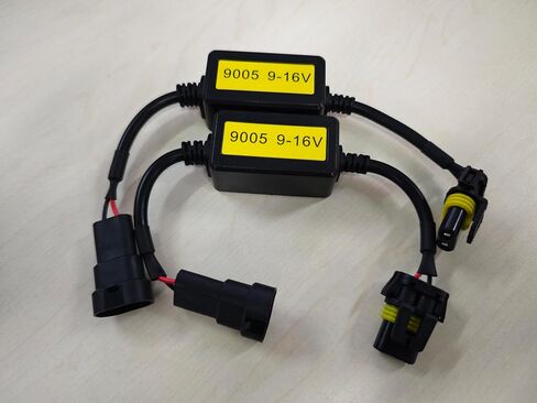 9005/9006 مصباح LED مصباح LED Canbus Decoder مضاد للاختراق ، وحدة فك ترميز مقاوم خالية من الأخطاء لمصابيح LED ، حزمة 2 in Kuwait