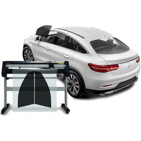 Rvinyl Automotive Car Window Tinting Kit Custom Precut Tint Computer Cut Outs (Front Side Windows Only) (Fits for US Coupe/Sedan/SUV/Van/Pickup Truck Only, Non-Semi) in Saudi Arabia