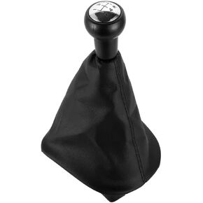 5-Speed Gear Shift Knob – OEM Molded Design, Leather Non-Slip Grip, Fits Peugeot 307/207CC/307CC/308CC – Easy Installation, ABC Plastic Material in Saudi Arabia