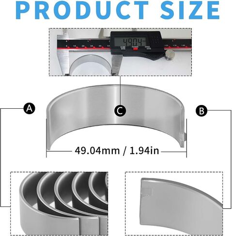 8PCS 23060-2E005 Connecting Rod Bearings Set for 2013-2021 Hyundai Elantra Tucson for Kia Soul Forte 1.8L 2.0L Engine Replace 23060-2E100 in Saudi Arabia