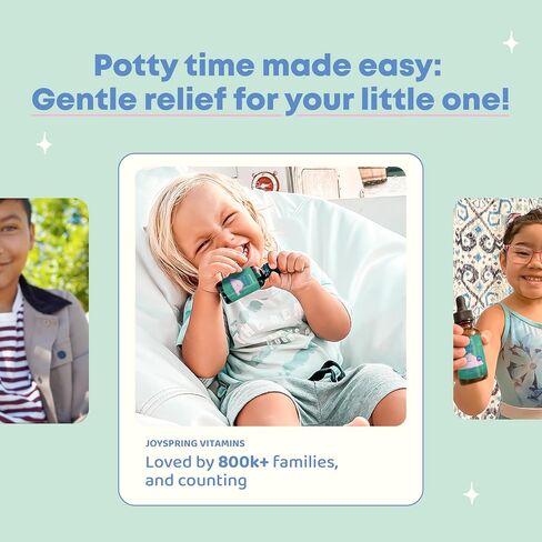 JoySpring Potty Wise Drops – Natural Constipation Relief for Kids & Toddlers – Elderberry, Licorice Root Extract, Fennel Seed & Senna – Sugar-Free Vegan Liquid Blend Supplement (1 fl oz) 30 Servings in Saudi Arabia
