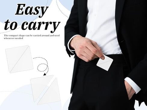 Polo Shirt Collar Stays, 120Pcs Plastic Collar Stays Self-Adhesive Inserts for Dress Shirts, No Curl Triangle Anti-Warping Edge Suitable for Men & Women Casual & Formal Wear in Kuwait