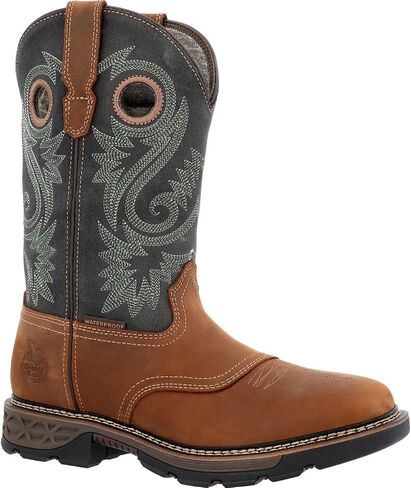 Georgia Boot Mens Carbo-Tec FLX 11 Inch Waterproof Soft Toe Work/Duty - Brown in Saudi Arabia
