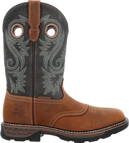 Georgia Boot Mens Carbo-Tec FLX 11 Inch Waterproof Soft Toe Work/Duty - Brown in Saudi Arabia