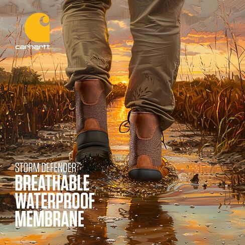 Carhartt Ironwood 11 "Wellington Work Boots for Men ، Haterproof ، ASTM معتمد لمقاومة EH & Slip in Saudi Arabia