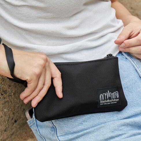Manhattan Portage Union Pouch Wide CORDURA® Ballistic Fabric Black Label Accessories Carry Case With Wristlet Strap in Saudi Arabia