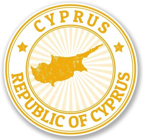 Cyprus Round Metal 0.75" Lapel Pin Hat Shirt Pin Tie Tack Pinback in Saudi Arabia