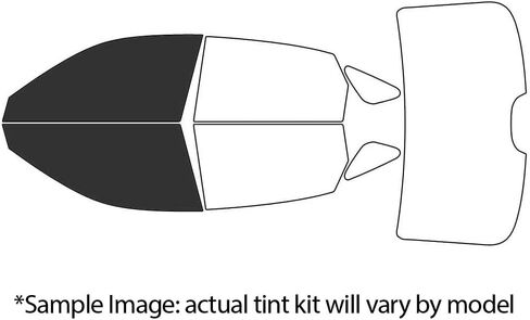 Rvinyl Automotive Car Window Tinting Kit Custom Precut Tint Computer Cut Outs (Front Side Windows Only) (Fits for US Coupe/Sedan/SUV/Van/Pickup Truck Only, Non-Semi) in Saudi Arabia