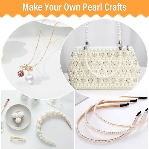 Audab Bracelet Making Kit, 1332 Pieces Pearl Beads and Gold Spacer Beads for Bracelets Making and Jewelry Making for Adults in Saudi Arabia
