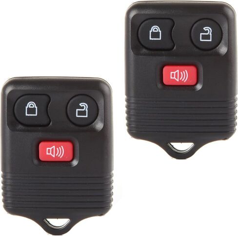 LSAILON Keyless Option Keyless Entry Remote Control Car Replacement Compatible with for Ford/for Ranger/for Lincoln/for Mazda/for Mercury 8L3Z15K601B 3 Buttons Keyless Entry Option Pack of 2 in Saudi Arabia