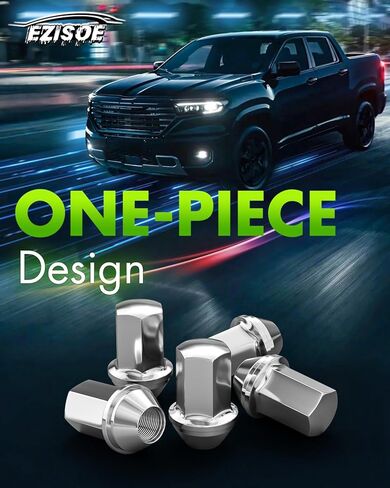 24 PCS 14x1.5 Pitch Studs Wheel Lug Nuts, 1.8 inch Height OEM Factory Style Acorn Seat Lug Nuts, Black Finish, 7/8" Hex, 60 Degree Conical Seat for Chevy Silverado GMC Sierra 1500 in Kuwait