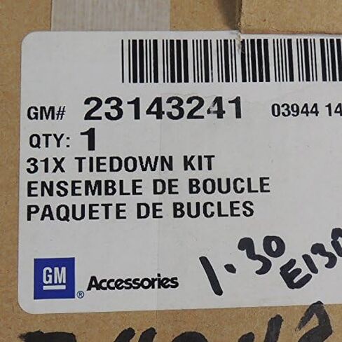 Genuine Gm Colorado Canyon Bed Mounted Tie Down Rings 23143241 in Saudi Arabia