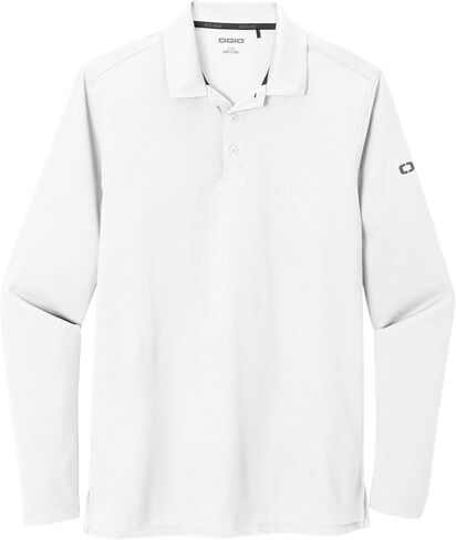 OGIO Unisex Caliber 2.0 Long Sleeve | Moisture Wicking Polo Shirt for Men & Women, Casual Long Sleeve Polo for Work in Saudi Arabia