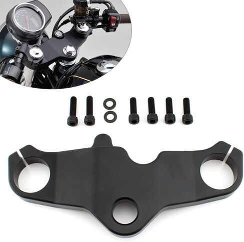 Lirun CNC Motorcycle Lowering Triple Tree Front End Upper Top Clamp for HONDA GB350 2021-2022, GB350S 2021-2022, CB350 2021-2022, CB350S 2021-2022, GB350 NC59 in Saudi Arabia