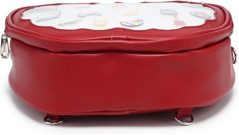 CHERRY SAUCE Cute Red Apple Ita Bag Kawaii Pin Display Purse Backpack Crossbody Shoulder Bag in Saudi Arabia