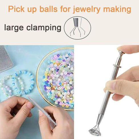 MODRSA Long Piercing Ball Grabber Tool Piercing Assistant Tool Piercing Jewelry Septum Ball Screw Tools for Changing Jewelry Piercings Removal Screw on Tools Lip Earring Stud Replacement Holder in Saudi Arabia