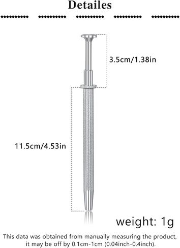 MODRSA Long Piercing Ball Grabber Tool Piercing Assistant Tool Piercing Jewelry Septum Ball Screw Tools for Changing Jewelry Piercings Removal Screw on Tools Lip Earring Stud Replacement Holder in Saudi Arabia
