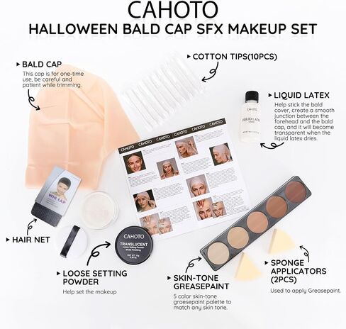 مجموعة مكياج Halloween Vampire SFX ، مجموعة مكياج كاملة تشمل الأساس الأبيض السائل ، الأنياب ، الدم المزيف ، مسحوق ، ظلال العيون والشفاه الأسود للوزن ، الكرنفال in Saudi Arabia