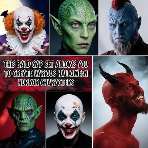 مجموعة مكياج Halloween Vampire SFX ، مجموعة مكياج كاملة تشمل الأساس الأبيض السائل ، الأنياب ، الدم المزيف ، مسحوق ، ظلال العيون والشفاه الأسود للوزن ، الكرنفال in Saudi Arabia