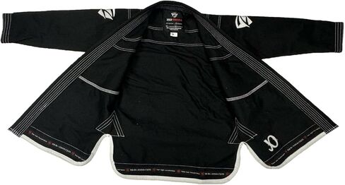 Alpha GI - Premium BJJ Kimono ، نسج اللؤلؤ المتين و RIP ، يشمل حزامًا وحقيبة أبيض in Kuwait