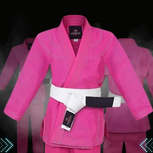 RightPunch Ultimate Brazilian Jiu Jitsu Gi - Preshrunk للجنسين BJJ GI خفيفة الوزن 450 GSM القطن in Kuwait