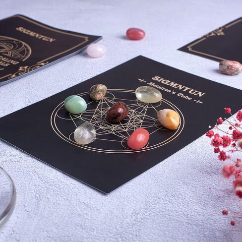 مجموعة رقائق بلورية مختلطة مصقولة ، 0.4 بوصة ، 128 قطعة - أحجار متداعية بالمرور والبلورات بشكل كبير للشفاء ، ريكي ، التأمل ، السحر والديكور المنزلي in Kuwait