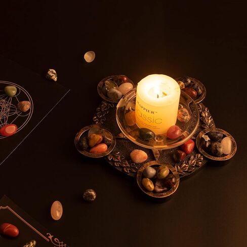 مجموعة رقائق بلورية مختلطة مصقولة ، 0.4 بوصة ، 128 قطعة - أحجار متداعية بالمرور والبلورات بشكل كبير للشفاء ، ريكي ، التأمل ، السحر والديكور المنزلي in Kuwait