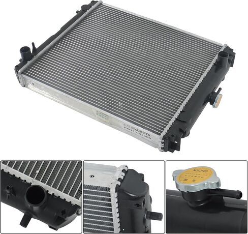 Excavator Aluminium Radiator Replacement for Kubota KX121-3S KX161-3 U50-3 U45-3ST U45-3 in Saudi Arabia