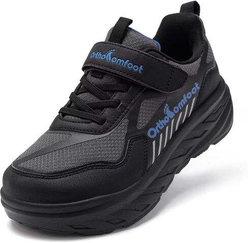 Boys Girls Kids Orthopedic Tennis Shoes: Wide Toe Box Comfortable Casual Plantar Fasciitis Arch Support School Athletic Running Sneakers, Lightweight Orthotic Sports Walking Shoes for Foot and Pain in Saudi Arabia