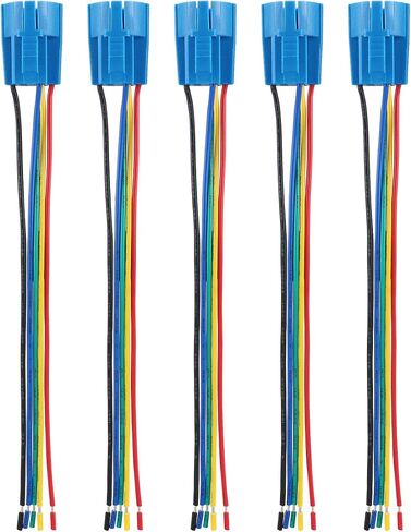 Baomain Wiring Plug with Harness for 5/8" 16mm Push Button Switch ON Off 1 NO 1 NC Wire Connectors Pack of 10 in Saudi Arabia