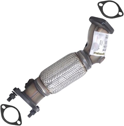 أنبوب Flex Flex العادم متوافق لعام 2011-2014 Hyundai Sonata 2.4L | الفولاذ المقاوم للصدأ | العادم الشمالي الشرقي | وشملت حشيات حرة | ملاءمة مباشرة in Saudi Arabia