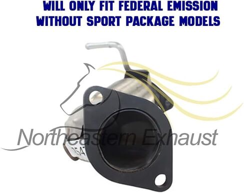 أنبوب Flex Flex العادم متوافق لعام 2011-2014 Hyundai Sonata 2.4L | الفولاذ المقاوم للصدأ | العادم الشمالي الشرقي | وشملت حشيات حرة | ملاءمة مباشرة in Saudi Arabia