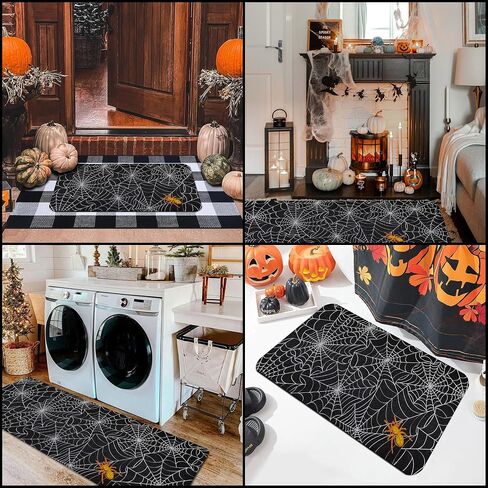 Christmas Door Mats Outside, Kitchen Rugs Non Slip Washable Christmas Kitchen Mat Christmas Bathroom Rugs Set of 3 Santa Claus Merry Christmas Home Decor Gifts Living Room Non Slip Washable Mat in Saudi Arabia