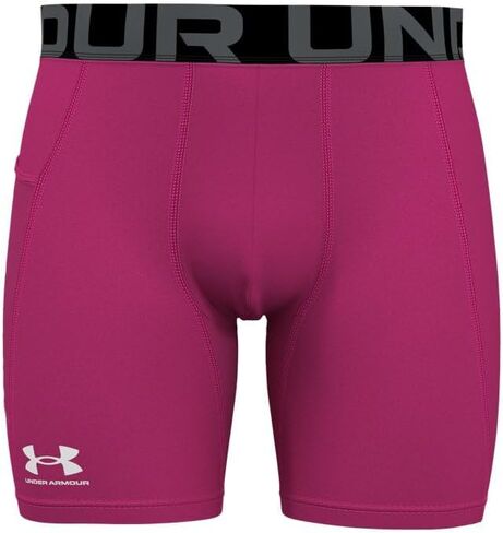 شورت رجالي مضغوط من Under Armour مقاس 4XLT أحمر وأبيض، مقاس 4X-Large in Saudi Arabia
