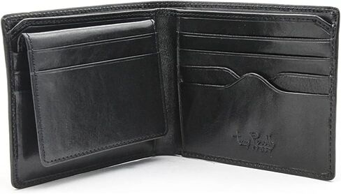 Tony Perotti Men's Italian Leather Slim Bifold Wallet With ID Window Holder, Card Holders, Cash & Receipt Pockets in Saudi Arabia