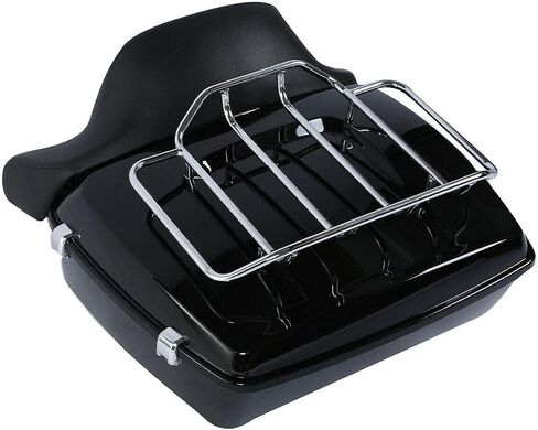 Green-L King Trunk & Backrest 2 Up Luggage Mount Rack Fit for Harley 2014-2025 Touring Road King street in Saudi Arabia
