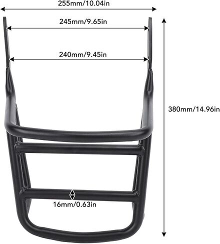 16mm Rear Luggage Storage Rack Extra Storage Space Stable Support for New Classic 350 Reborn 2022 to 2024 in Saudi Arabia