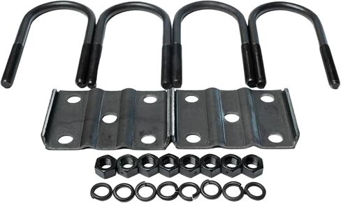 Grade 5 U-Bolt Kit –7" U-Bolts for 5,200–7,000 lb Axles, Fits 3" Round Axle, 9/16"-18 Thread – Full Kit with Plates, Nuts, and Washers in Saudi Arabia