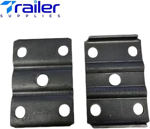 Grade 5 U-Bolt Kit –7" U-Bolts for 5,200–7,000 lb Axles, Fits 3" Round Axle, 9/16"-18 Thread – Full Kit with Plates, Nuts, and Washers in Saudi Arabia