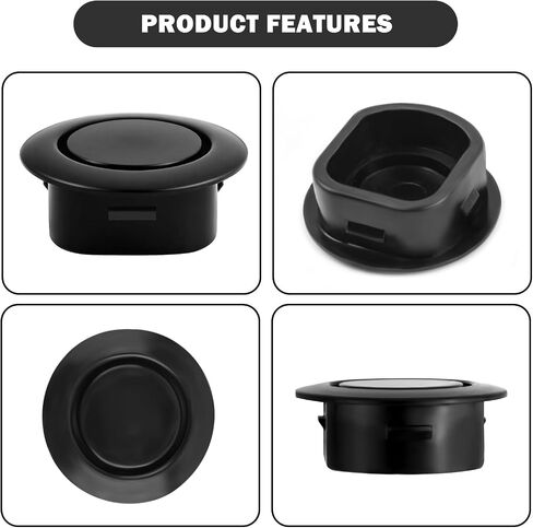 10PCS Car Rear Bumper Plugs for Radar Hole,Durable Bumper Hole Plugs Cover for Protection Against Dust&Water Damage,Universal Bumpers Sensor Holes Plug Car Accessories for 24-25mm Hole in Saudi Arabia